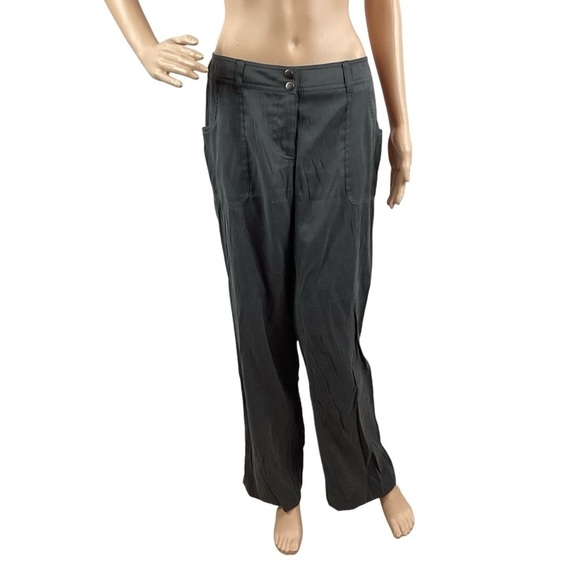Chico's Wide Leg Pants Size S Green - Picture 1 of 6